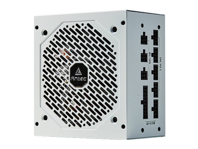 Antec NE 850w 80+ Gold, Fully-Modular, LLC DC, White 1x EPS 8PIN, 120mm Silent Fan, Japanese Caps, ATX Power Supply, PSU, PCIE 5.0 Rdy. 7yrs Wty