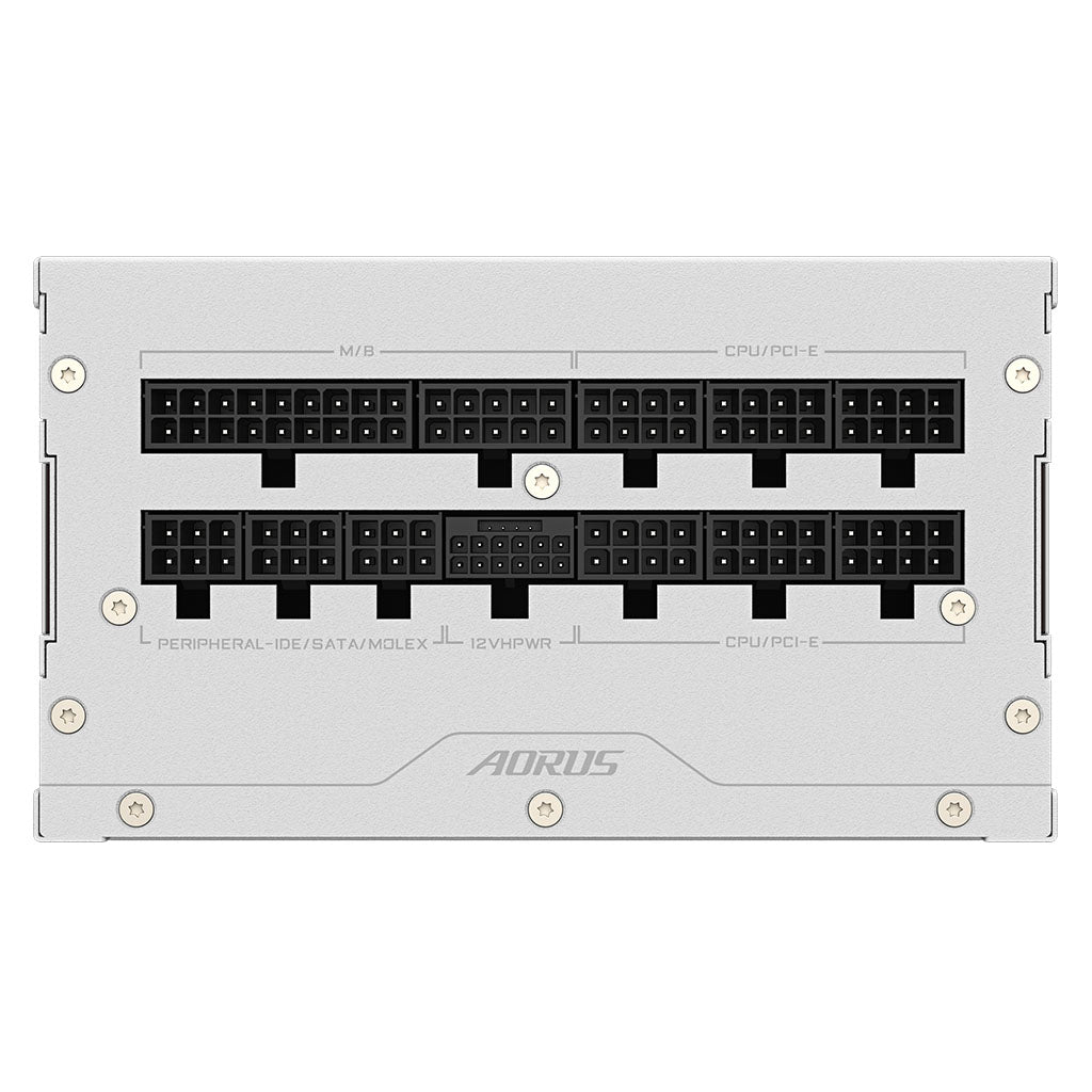 Gigabyte AORUS ELITE 850W 80+ Platinum Modular PCIe 5.1 ATX 3.1 Power Supply - Ice Edition - Rev 2.0 (GP-AE850PM PG5 ICE V2)