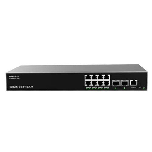 Grandstream GWN7811P Enterprise Layer 3 8-Port Gigabit Managed PoE Network Switch