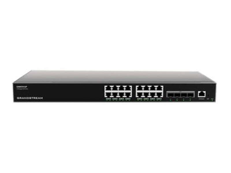 Grandstream GWN7812P Enterprise Layer 3 16-Port Gigabit Managed PoE Network Switch 4 X SFP