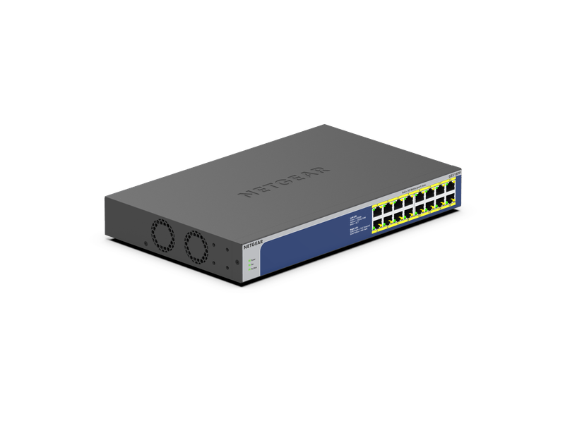 Netgear GS516PP 16-Port High-powered PoE+ Gigabit Unmanaged Switch with 260W
