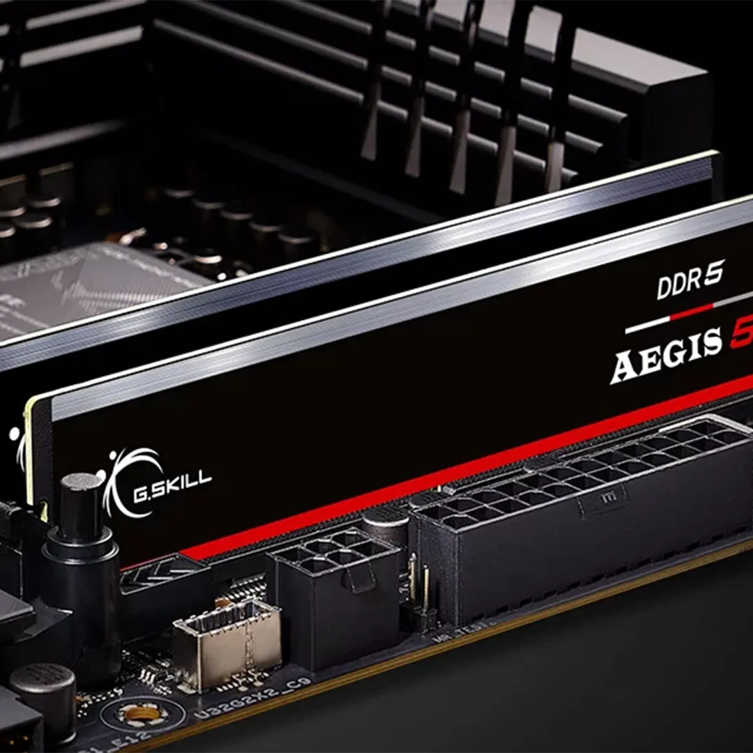 G.SKILL F5-6000J3636F32GX2-IS 64GB 2 x 32GB / DDR5-6000 MT/s/ Timings 36-36-36-96/ Voltage 1.35 V/ Intel XMP / AMD EXPO Aegis 5