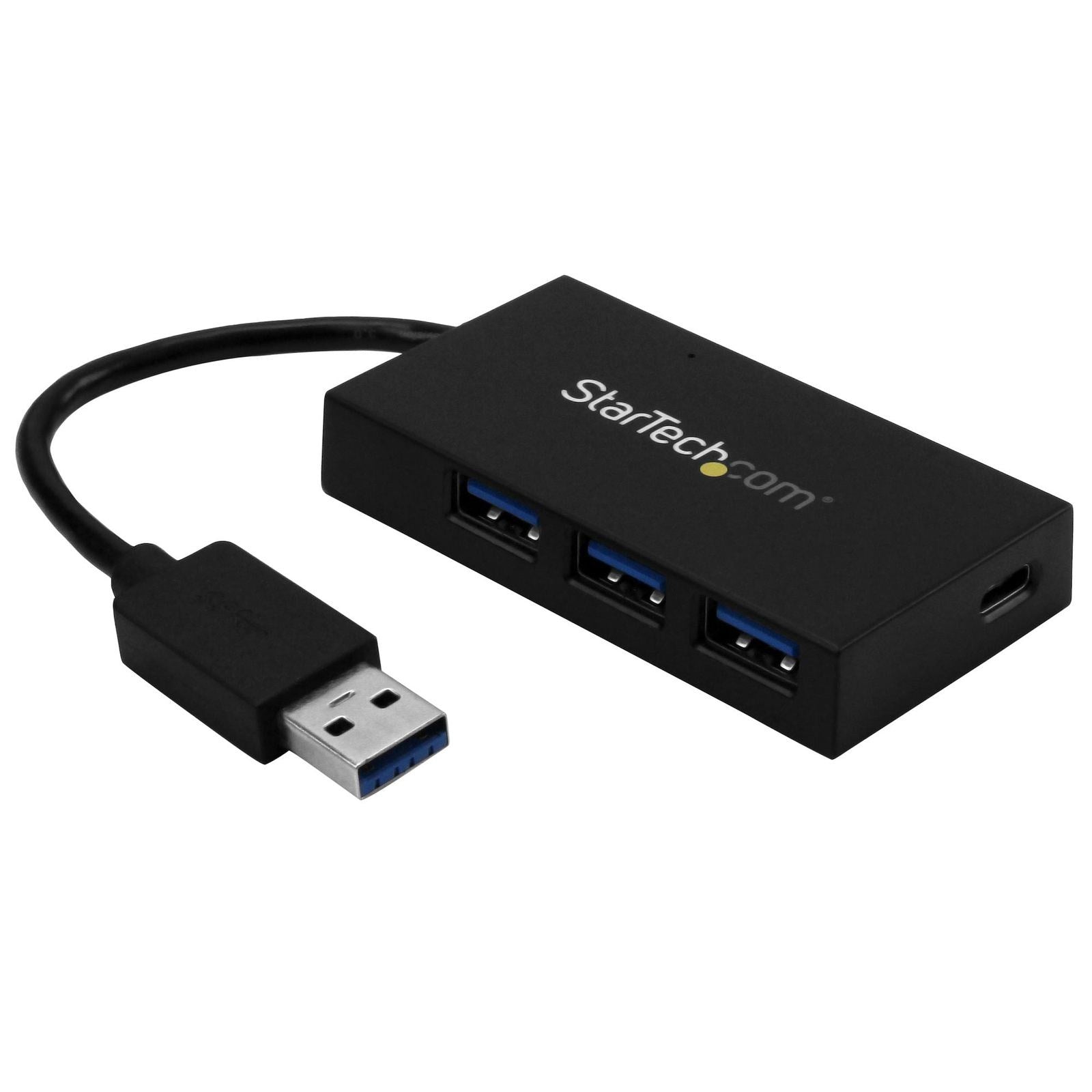 StarTech 4 Port USB 3.0 Hub USB-A - 3 USB-A & USB-C - Self/Bus Power 2Yr
