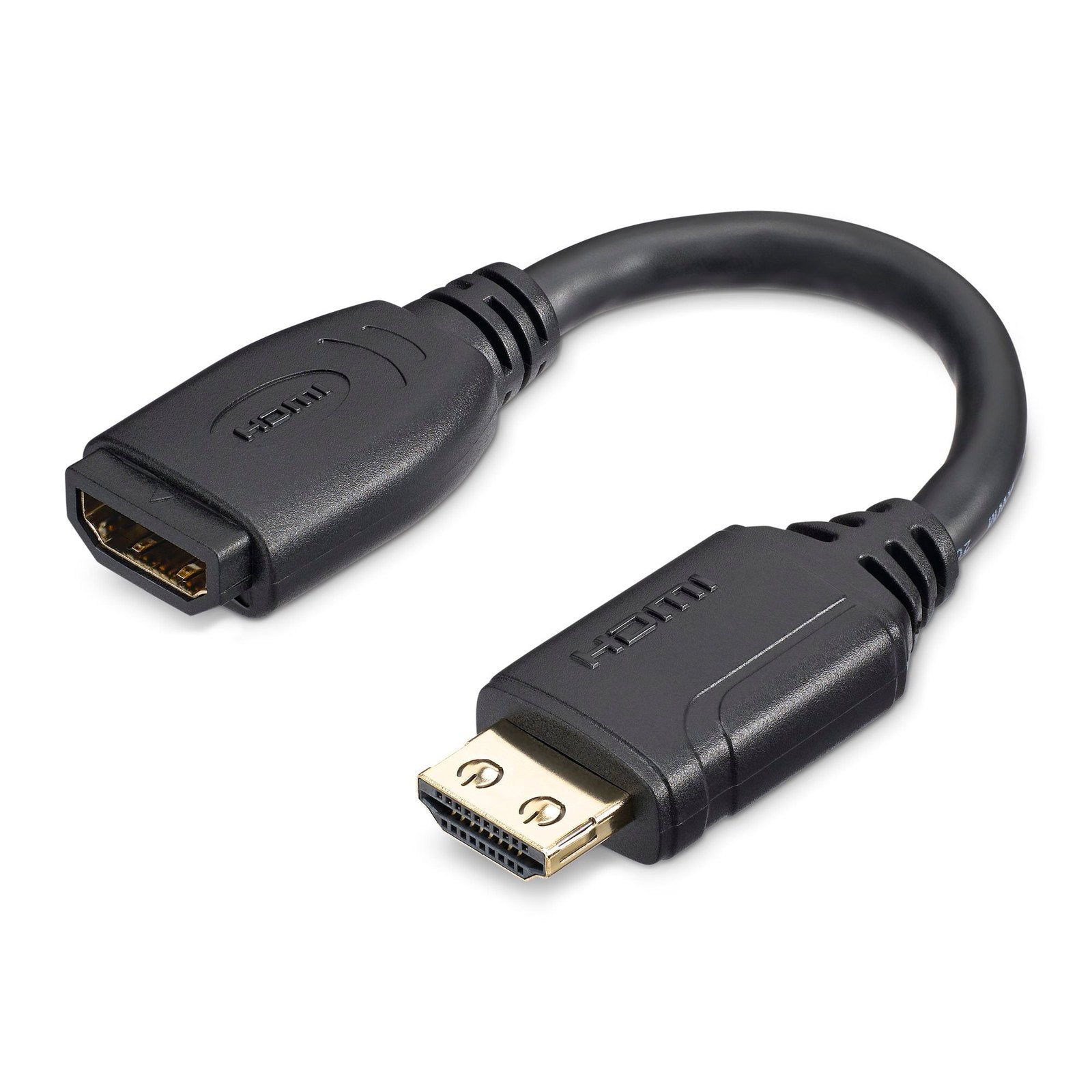 StarTech 6" HDMI 2.0 Port Saver Cable - Gripping Connector - 4K 60Hz LTW
