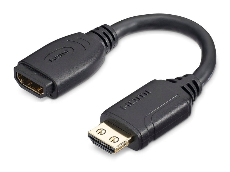 StarTech 6" HDMI 2.0 Port Saver Cable - Gripping Connector - 4K 60Hz LTW