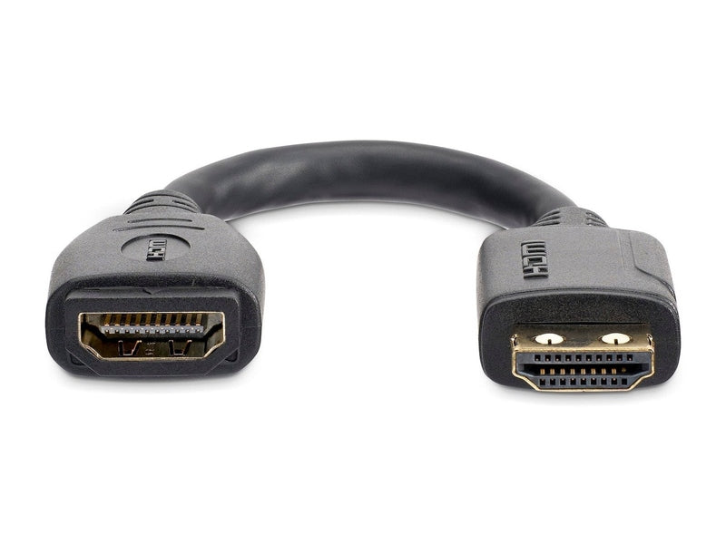 StarTech 6" HDMI 2.0 Port Saver Cable - Gripping Connector - 4K 60Hz LTW