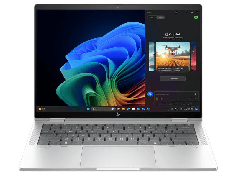 HP BX0F1PT EliteBook X Flip G1i 14" WUXGA Touch Notebook AI PC, Ultra 7-258V 32GB 512GB SSD W11P 3YOS