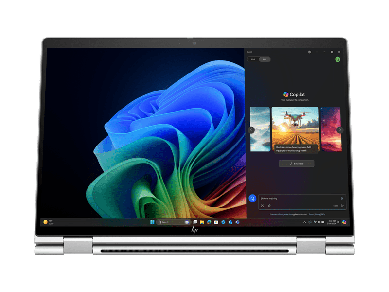 HP B9GH6PT EliteBook X Flip G1i 14" WUXGA Touch Notebook AI PC, Ultra 7 32GB 1TB SSD 5G LTE W11P 3YOS