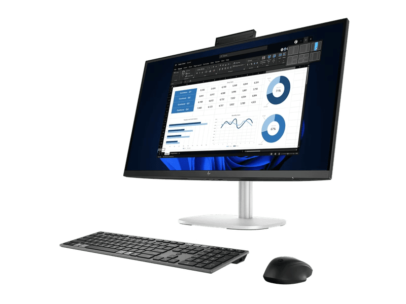 HP C0XD9PT EliteStudio 8 G1i 23.8 inch Desktop AI PC, TOUCH, Ultra 7-265, 16GB, 512GB SSD, WLAN, WIN 11 PRO, 3YR NBD ONSITE WTY