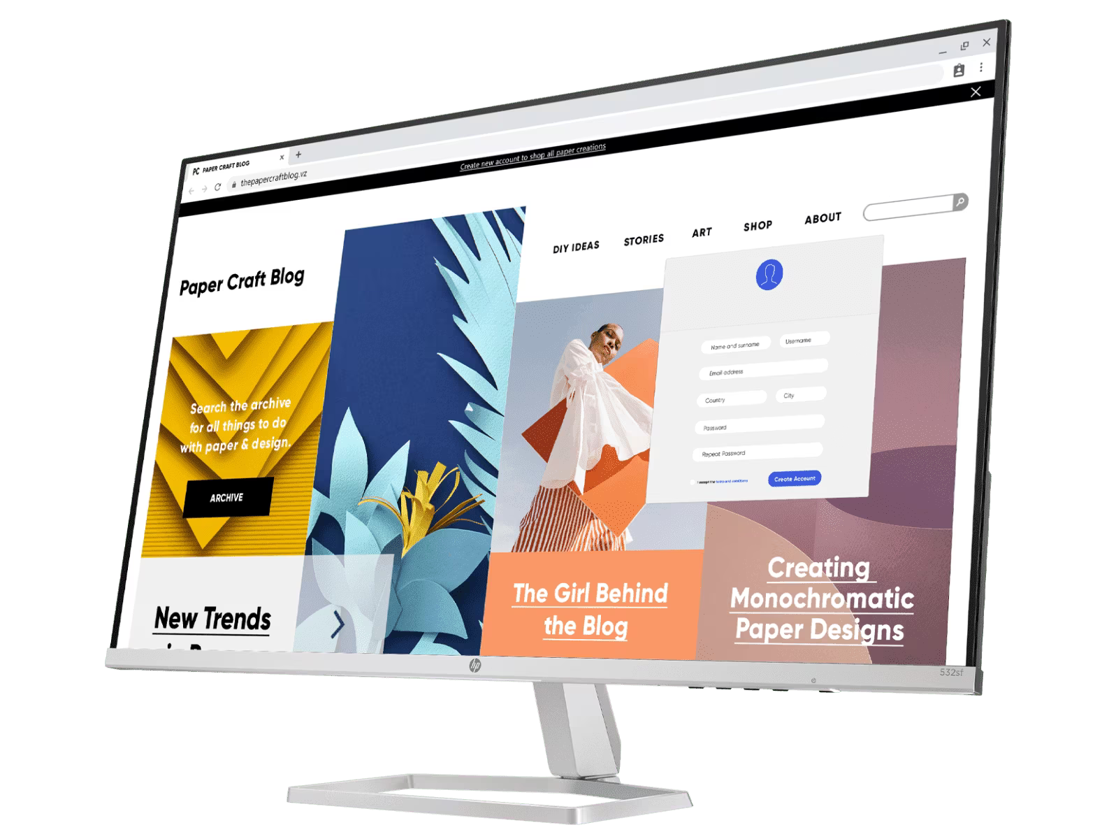 HP 94F51AA Series 5 31.5" Dual Port FHD Monitor - 532sf