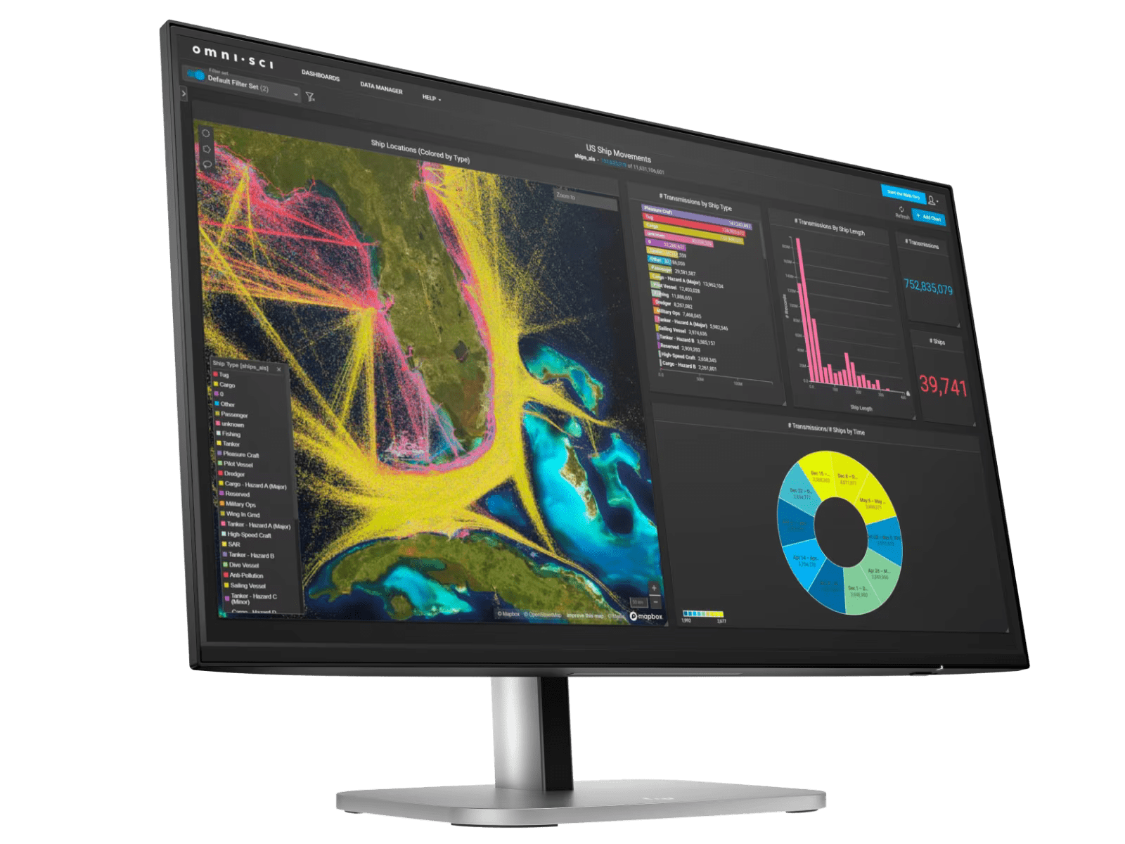 HP 9D9L6UT Series 5 Pro 23.8" FHD Monitor - 524pf