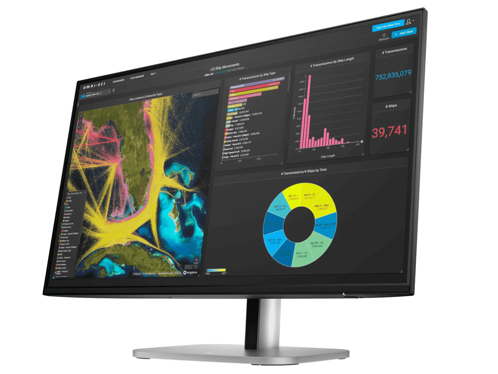 HP 9D9L6UT Series 5 Pro 23.8" FHD Monitor - 524pf