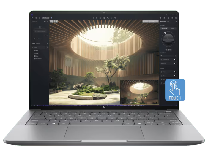 HP BG1Q4PT ZBook Ultra 14 inch G1a Mobile Workstation PC, OLED 2.8K Touch, AMD AI MAX+ Pro 395, 64GB, 2TB SSD, WIN 11 PRO, 3YR NBD ONSITE WTY