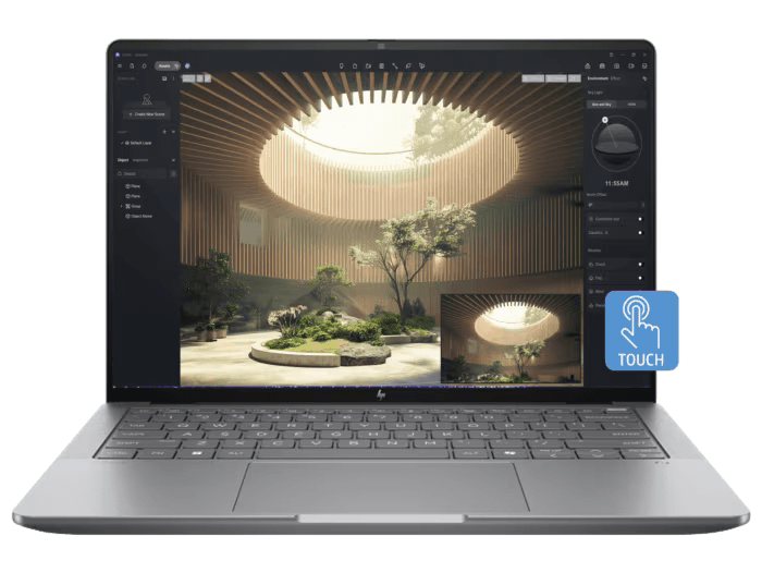 HP BG1Q4PT ZBook Ultra 14 inch G1a Mobile Workstation PC, OLED 2.8K Touch, AMD AI MAX+ Pro 395, 64GB, 2TB SSD, WIN 11 PRO, 3YR NBD ONSITE WTY