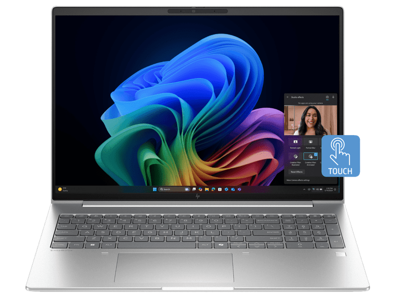 HP BQ4M2PT EliteBook 6 G1i 16" WUXGA Touch Notebook AI PC, Ultra 5 16GB 512GB SSD W11P 3YOS