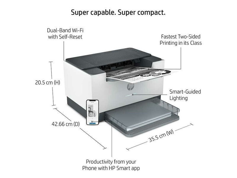 HP LaserJet M209dw Wireless Monochrome Printer 6GW62F