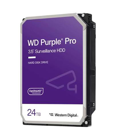 WD Purple Pro 24TB 3.5" Surveillance SATA HDD 7200RPM