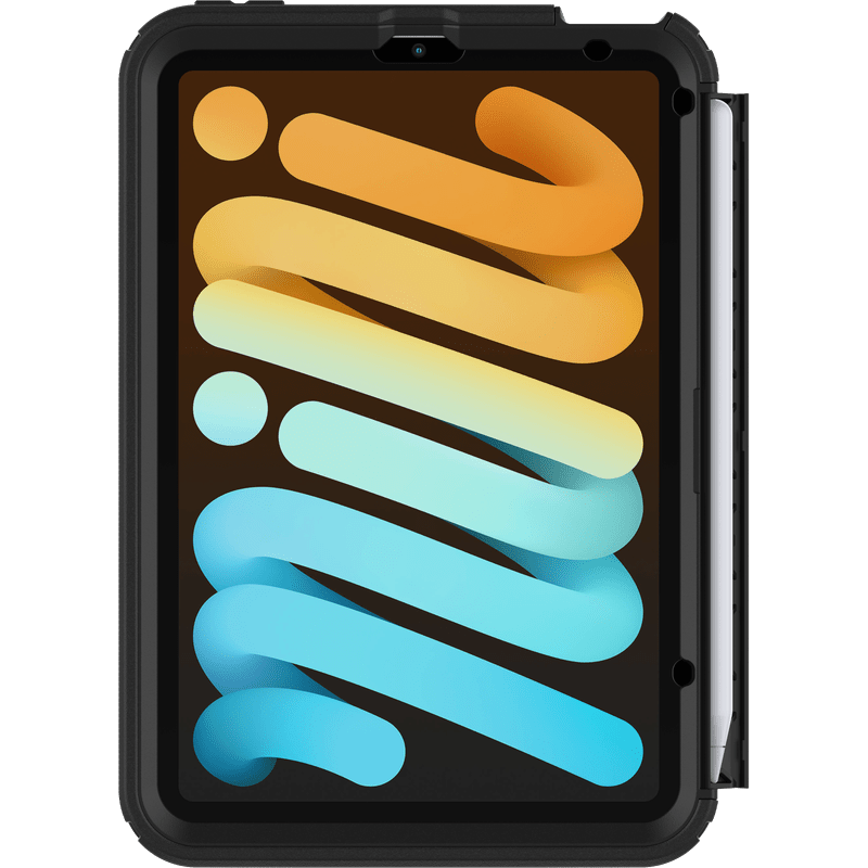 OtterBox Defender Apple iPad Mini A17 Pro 7th Gen / iPad Mini 8.3' 6th Gen Case Black