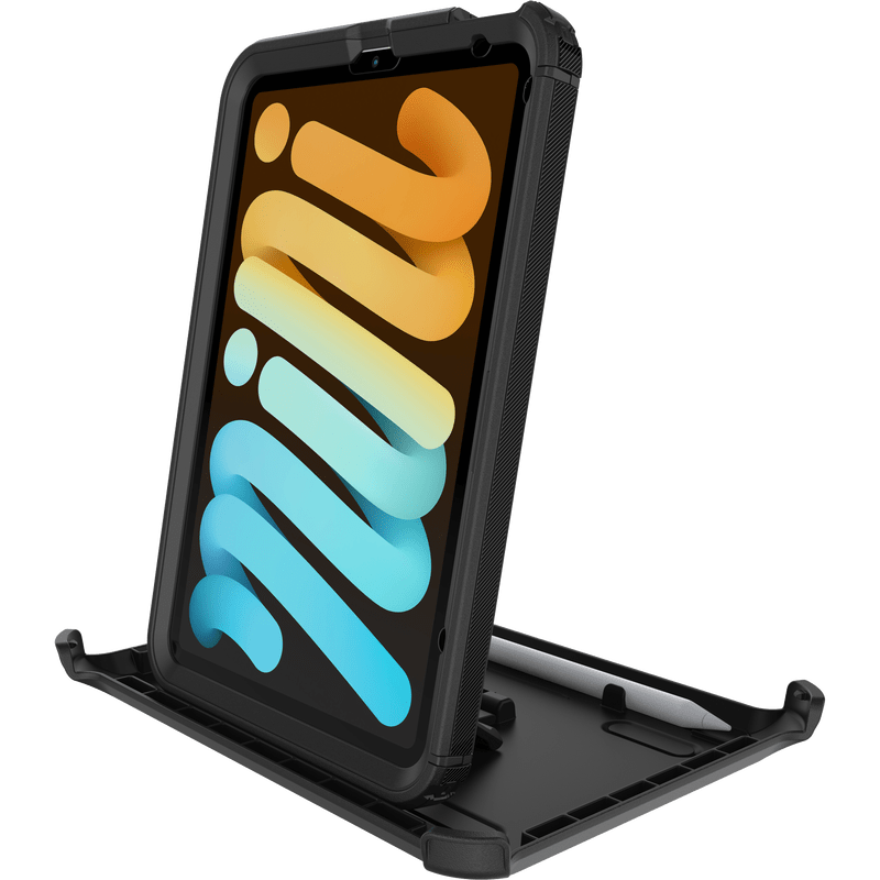 OtterBox Defender Apple iPad Mini A17 Pro 7th Gen / iPad Mini 8.3' 6th Gen Case Black