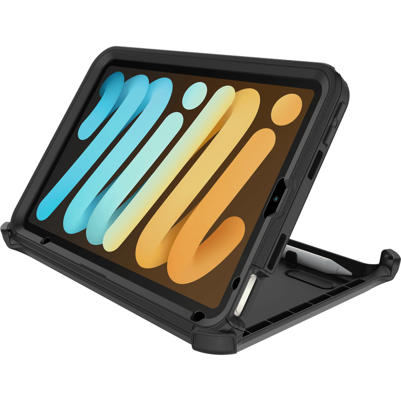 OtterBox Defender Apple iPad Mini A17 Pro 7th Gen / iPad Mini 8.3' 6th Gen Case Black