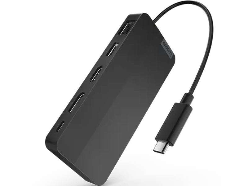 Lenovo USB-C Dual Display Travel Dock w/ adapter - 40B90100AU