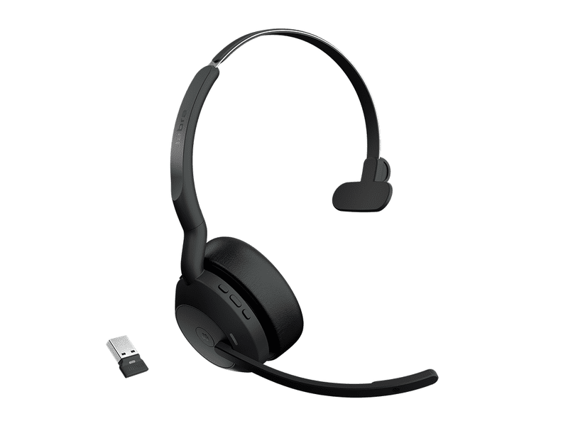 Jabra Evolve2 55 MS Mono Wireless Bluetooth Headset USB Dongle