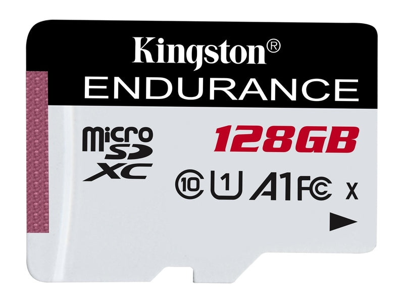 Kingston High Endurance SDCE 128 GB Class 10/UHS-I U1 microSDXC - 1 - 95 MB/s Read - 45 MB/s Write