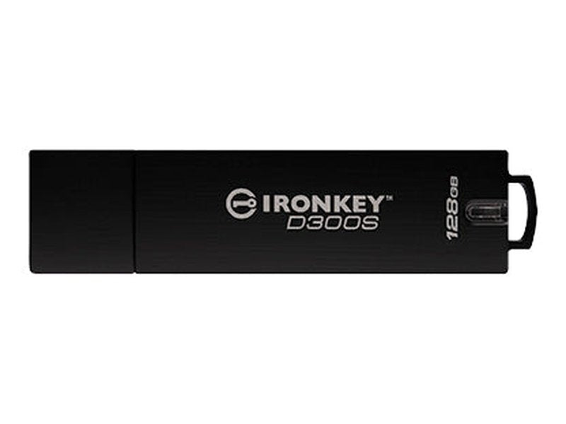 Kingston IronKey D300 D300S 128GB USB 3.1 Flash Drive