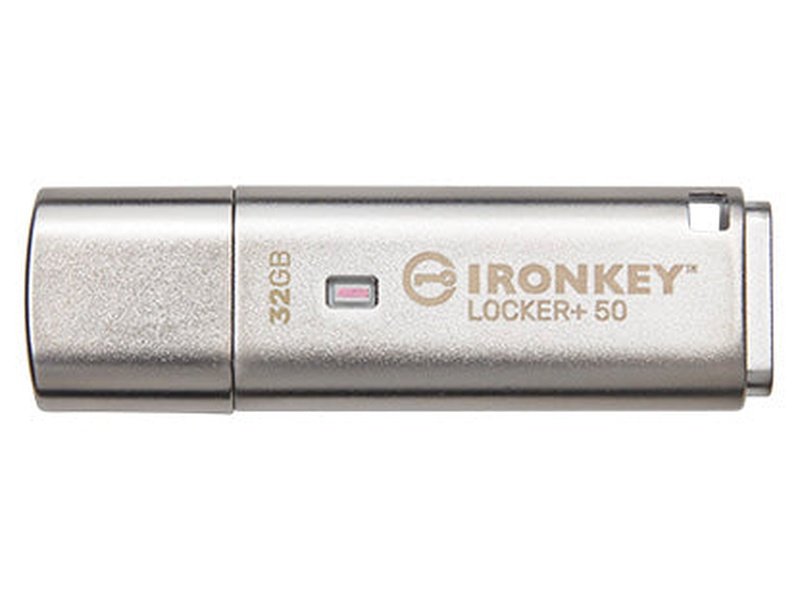 Kingston 32GB IronKey Locker+ 50 USB Flash Drive