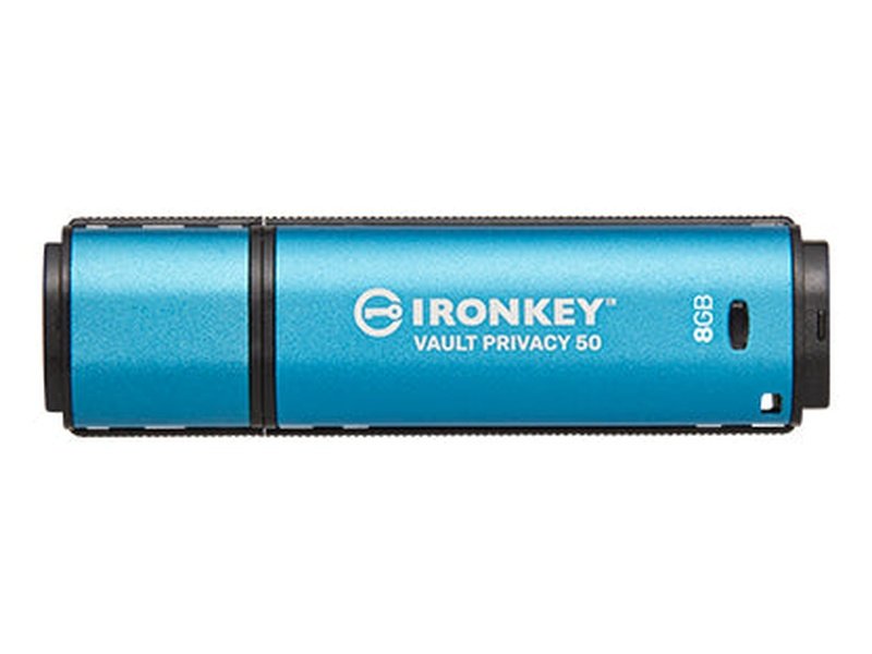 Kingston IronKey Vault 8GB Privacy 50 Encrypted USB Flash Drive