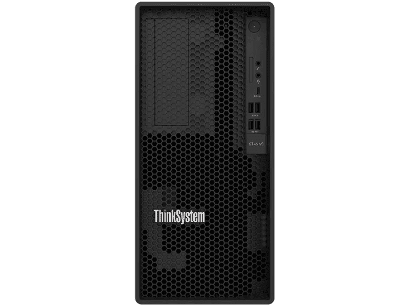 Lenovo ThinkSystem ST45 V3 Server AMD 4124P 4C 1/1 16GB 1/2 , 3.5" 0/2 +2.5" 0/1 , 300W 1/1 , 3YR