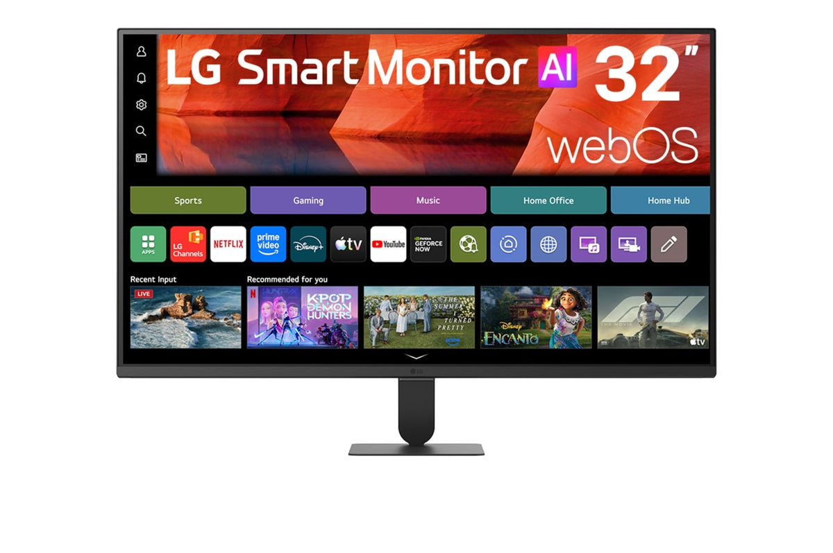 LG 32U501SB-B 32" FHD 120Hz VA Smart AI Monitor for Streaming with webOS