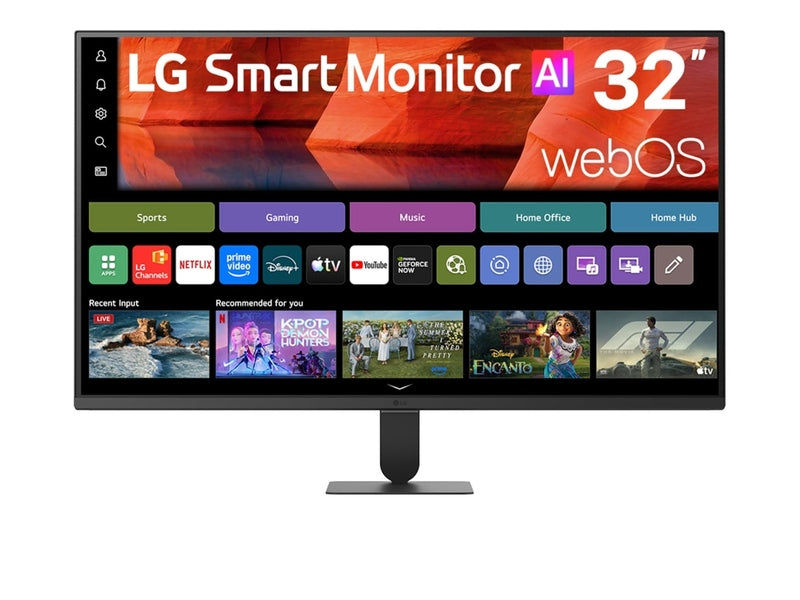 LG 32U501SB-B 32" FHD 120Hz VA Smart AI Monitor for Streaming with webOS
