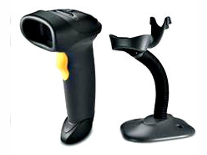 Zebra LS2208 Black with Stand USB Kit