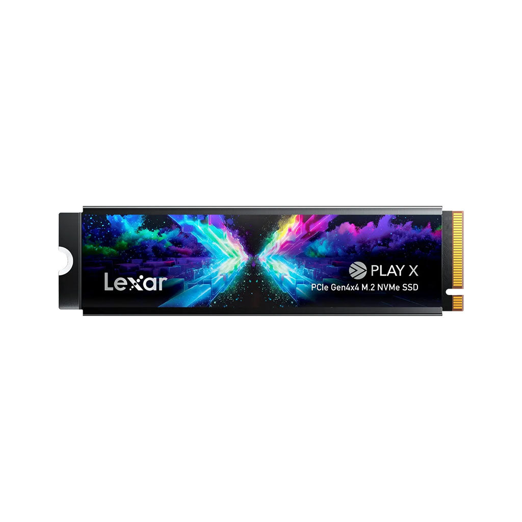 Lexar® PLAY X 1TB M.2 PCIe Gen4x4 NVMe SSD, up to 7400MB/s read, 6400MB/s write