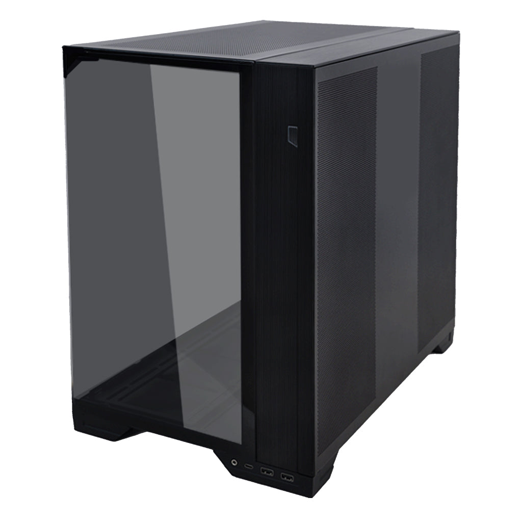 Lian Li O11 VISION COMPACT Tempered Glass E-ATX Case - Black