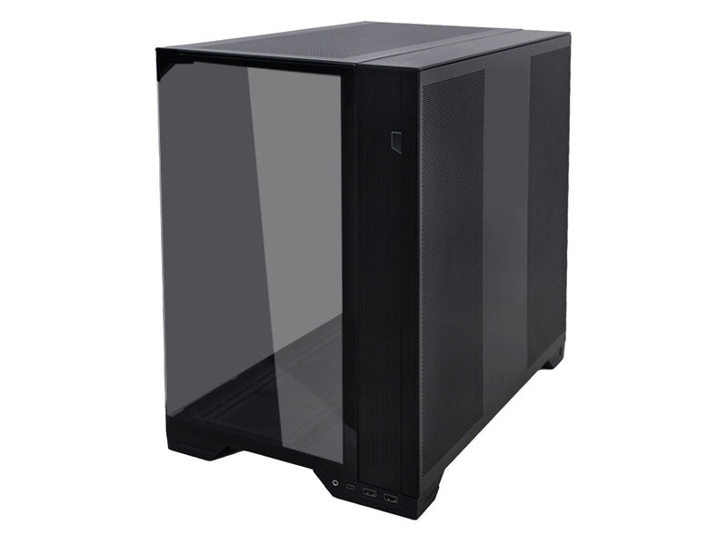 Lian Li O11 VISION COMPACT Tempered Glass E-ATX Case - Black