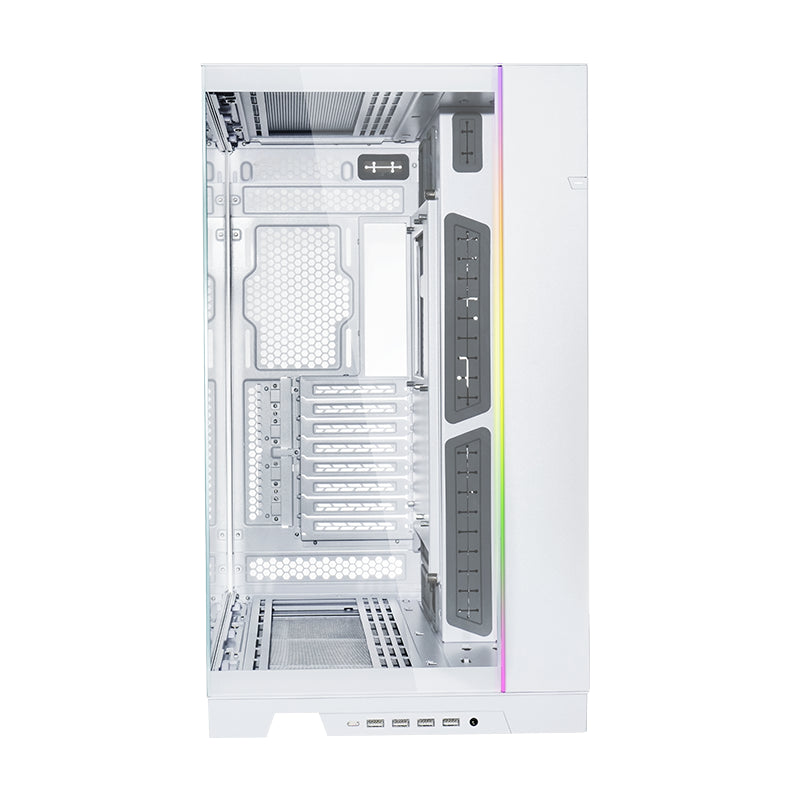 Lian-Li O11D EVO XL Tempered Glass RGB E-ATX Mid-Tower Case - White