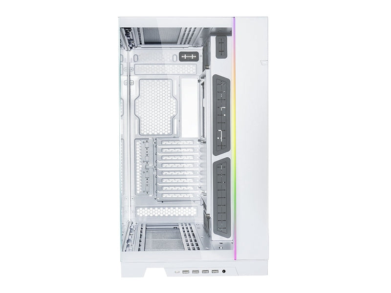 Lian-Li O11D EVO XL Tempered Glass RGB E-ATX Mid-Tower Case - White