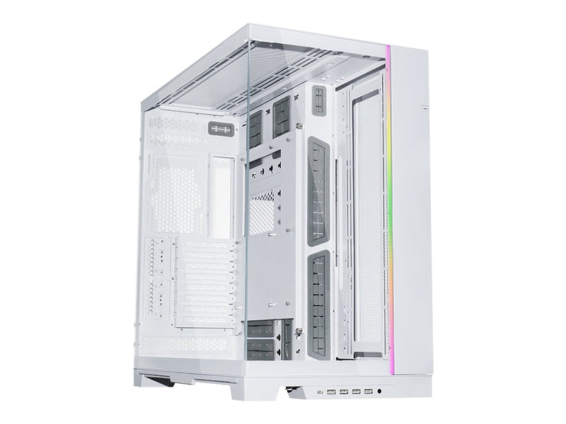 Lian-Li O11D EVO XL Tempered Glass RGB E-ATX Mid-Tower Case - White