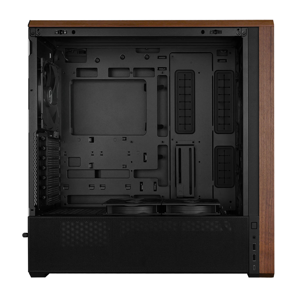 Lian-Li PC-LAN217 Tempered Glass ATX Mid-Tower Case - Black