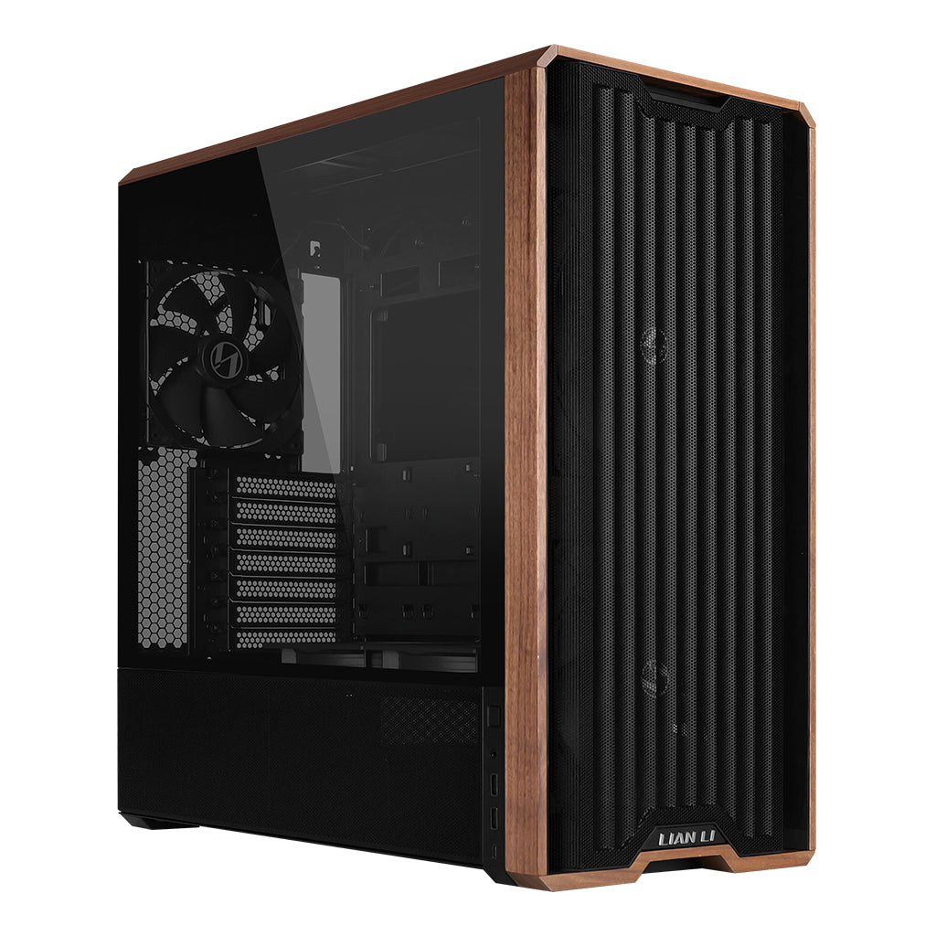 Lian-Li PC-LAN217 Tempered Glass ATX Mid-Tower Case - Black