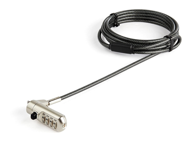 StarTech 6.5' Laptop Cable Lock - Nano Slot Security Combination Lock