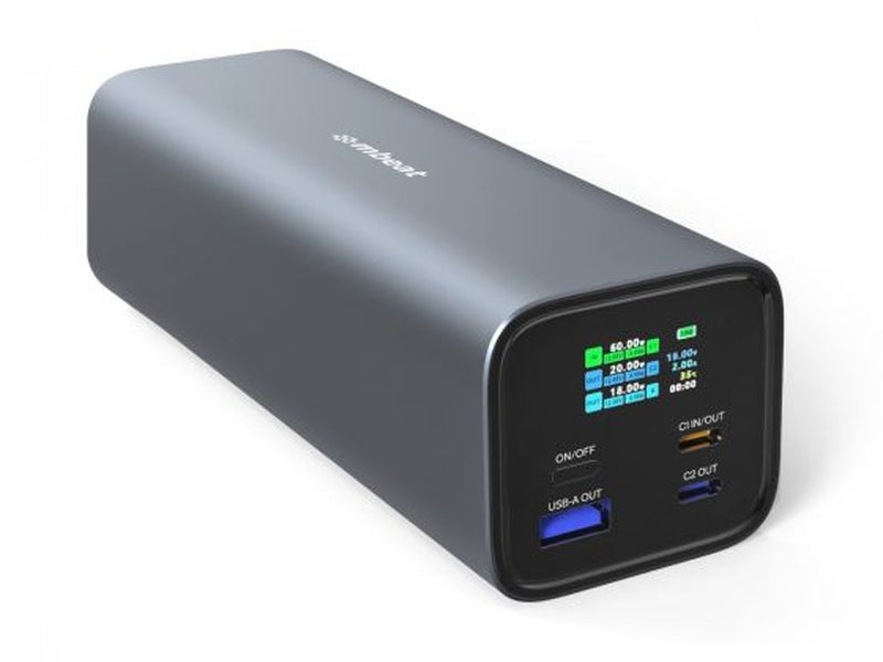 mBeat Gorilla Power 27000mAh USB-C PD 3.1 Power Bank, Charges laptops, tablets, and legacy devices.