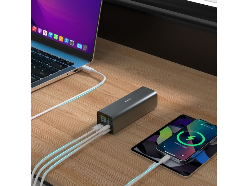 mBeat Gorilla Power 27000mAh USB-C PD 3.1 Power Bank, Charges laptops, tablets, and legacy devices.