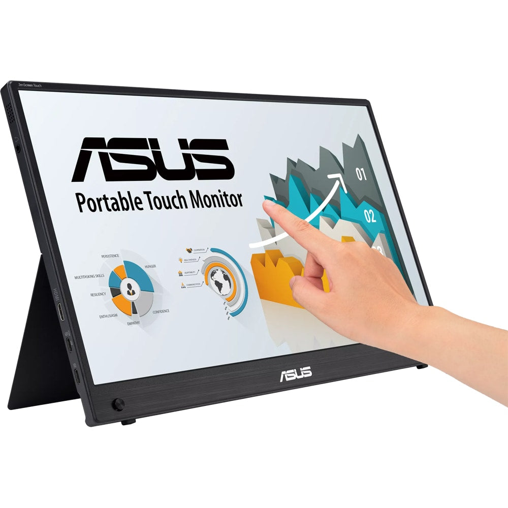 ASUS ZenScreen Touch MB16AMTR 15.6-inch FHD 60Hz Portable Touch Monitor 90LM04S0-B02110