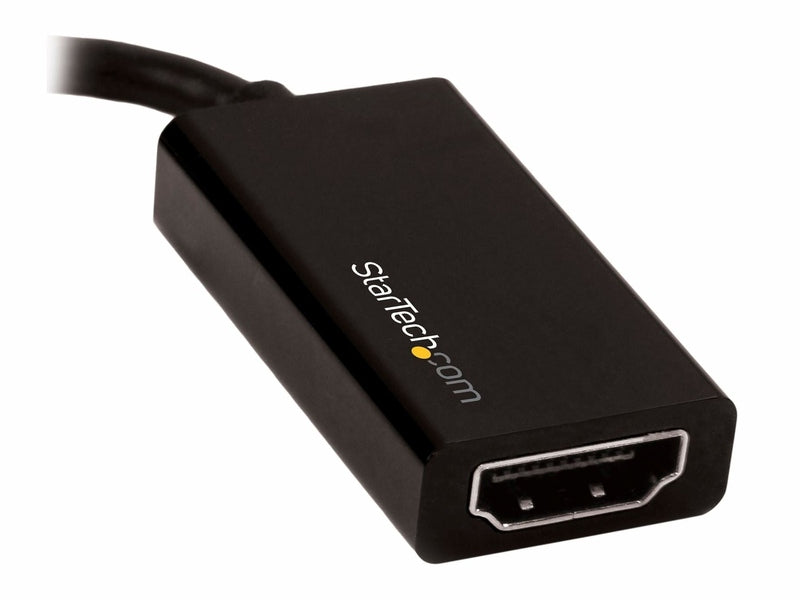 StarTech MDP to HDMI Adapter, 4K, Black, 3Yr