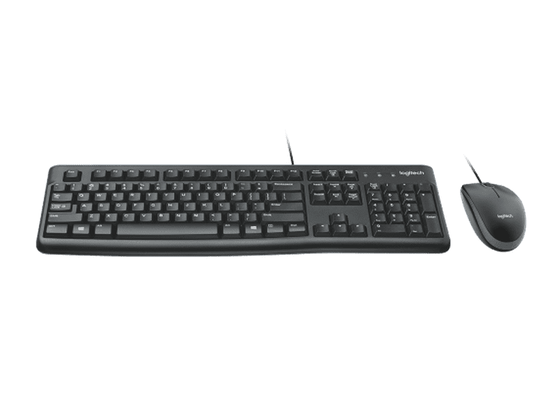 Logitech MK120 Keyboard & Mouse Combo Quiet typing