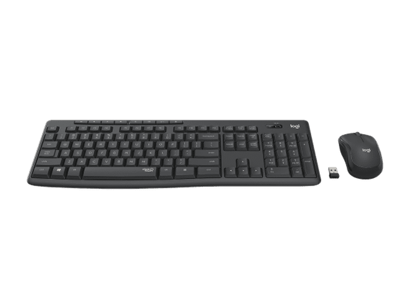 Logitech MK295 WIRELESS SILENT KEYBOARD AND MOUSE COMBO, 2.4GHZ USB RECEIVER - 1YR WTY