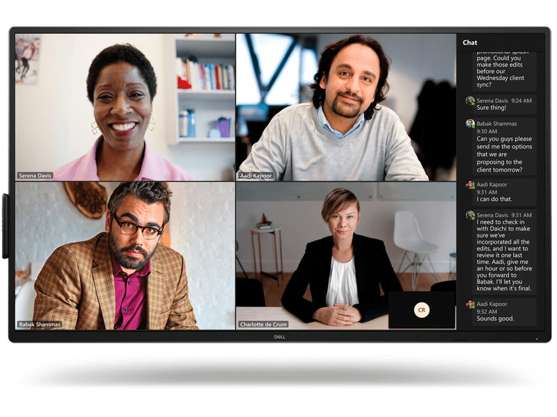 Dell P-Series P5525QC 55" 4K UHD 400nit 90W USB-C IPS Monitor with Speaker